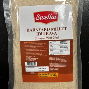 Order Telugu Foods Swetha - Barnyard Millet Idli Rava 500 Gms from ...